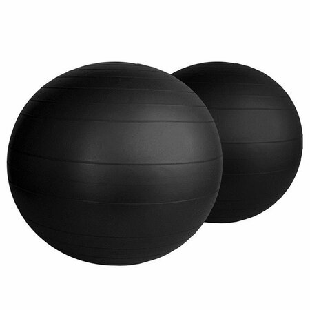 AEROMAT 75 cm Fitness Ball, Black 38106
